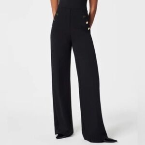 SPANX Black Wide Leg Pants